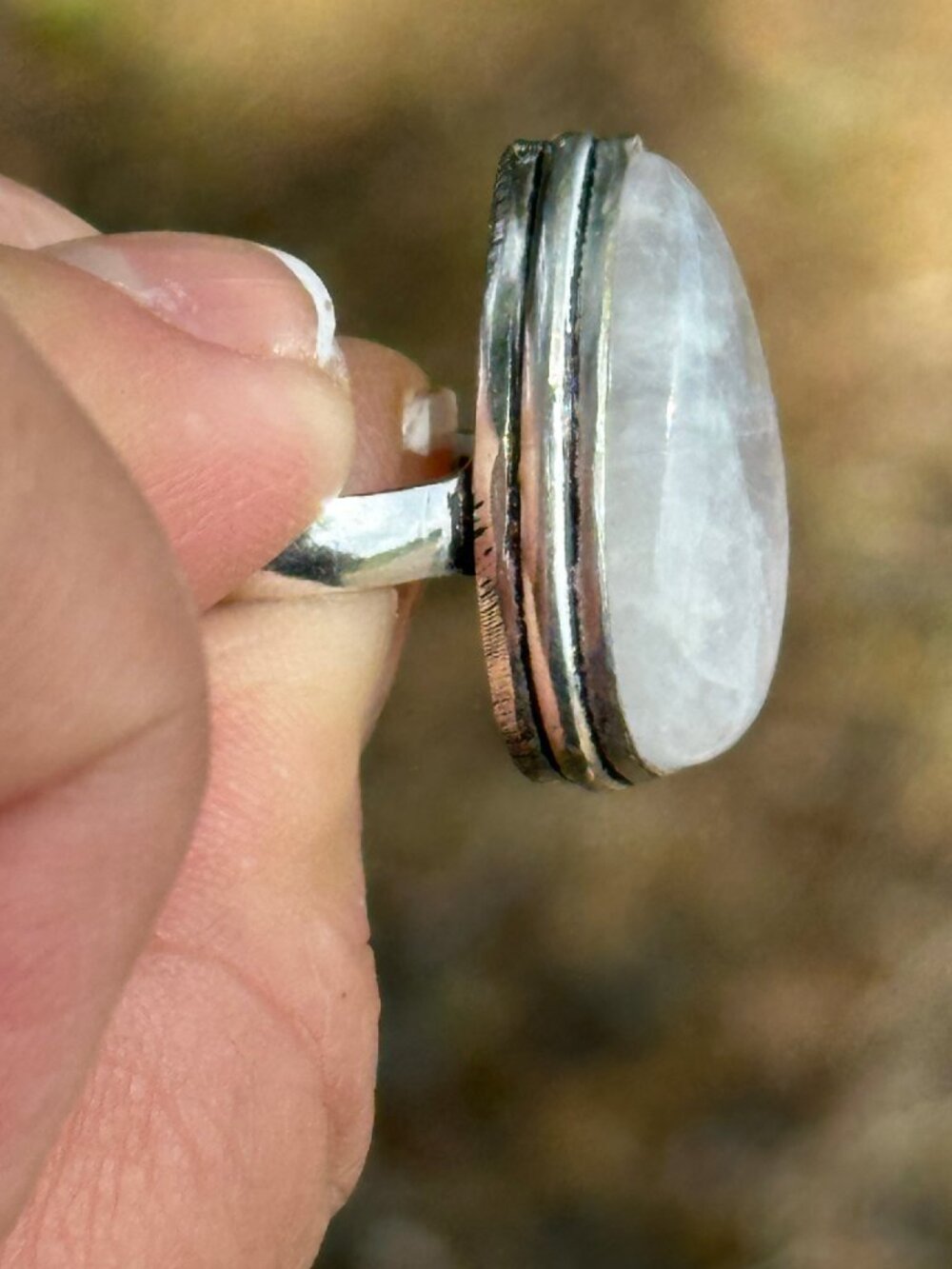 Moonstone Ring - Picture 7 of 10